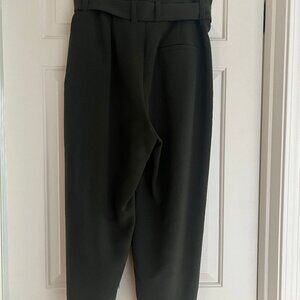 COS size 12 dark green dress pants